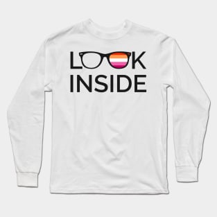 Lesbian Gay Glasses Long Sleeve T-Shirt